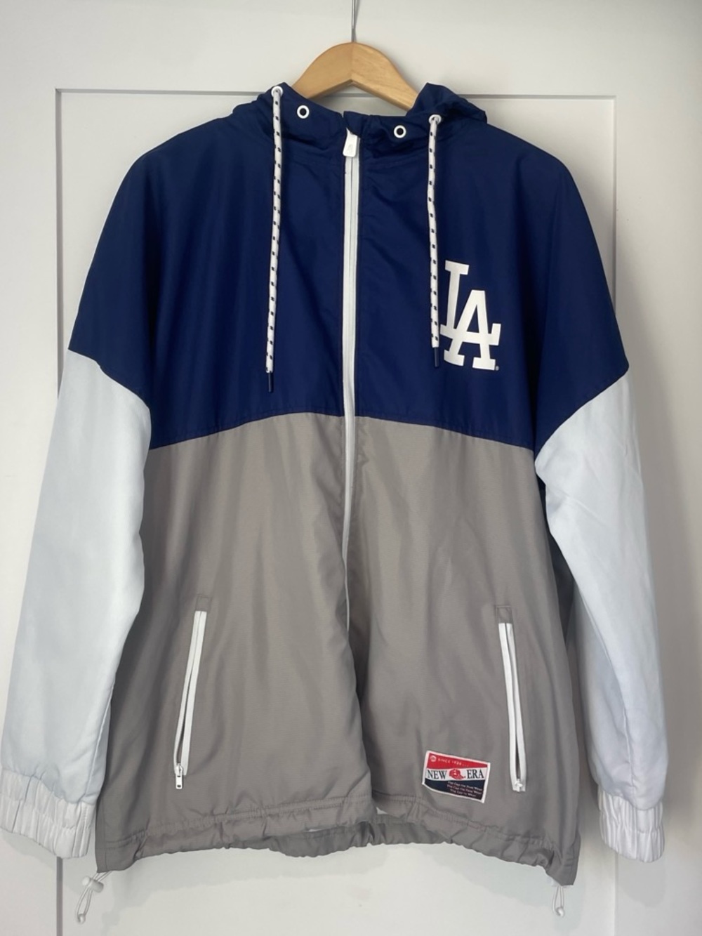 Los Angeles Dodgers New Era Colorblock Windbreaker